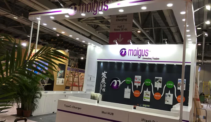 Moigus Ltd, at Hong Kong Electronics Fair on Oct 13 - 16,2017 