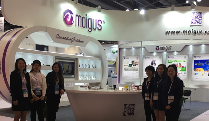 Moigus again attend the Fair of April 2016 HongKong Electronics Fair